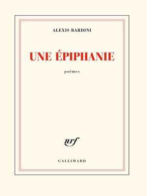 cover image of Une épiphanie